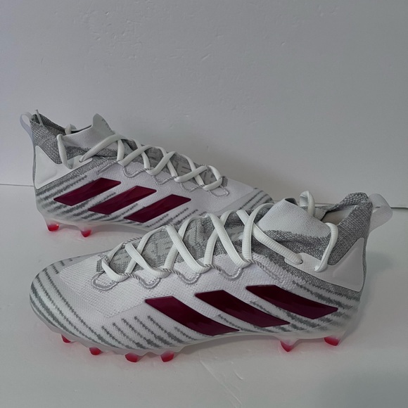 Adidas Freak Ultra Primeknit Football Cleats FX1297 White/Red Men’s Size 12.5 main image 4